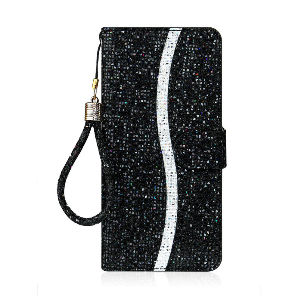 Flip Pu Leather Wallet Case For Huawei Honor 8A Flashing Powder Magnetic 774048655071
