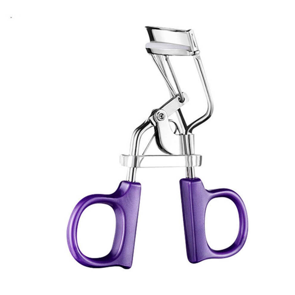 Purple 4Pcs Makeup Tools Eyelash Curler Curling Beauty Tools