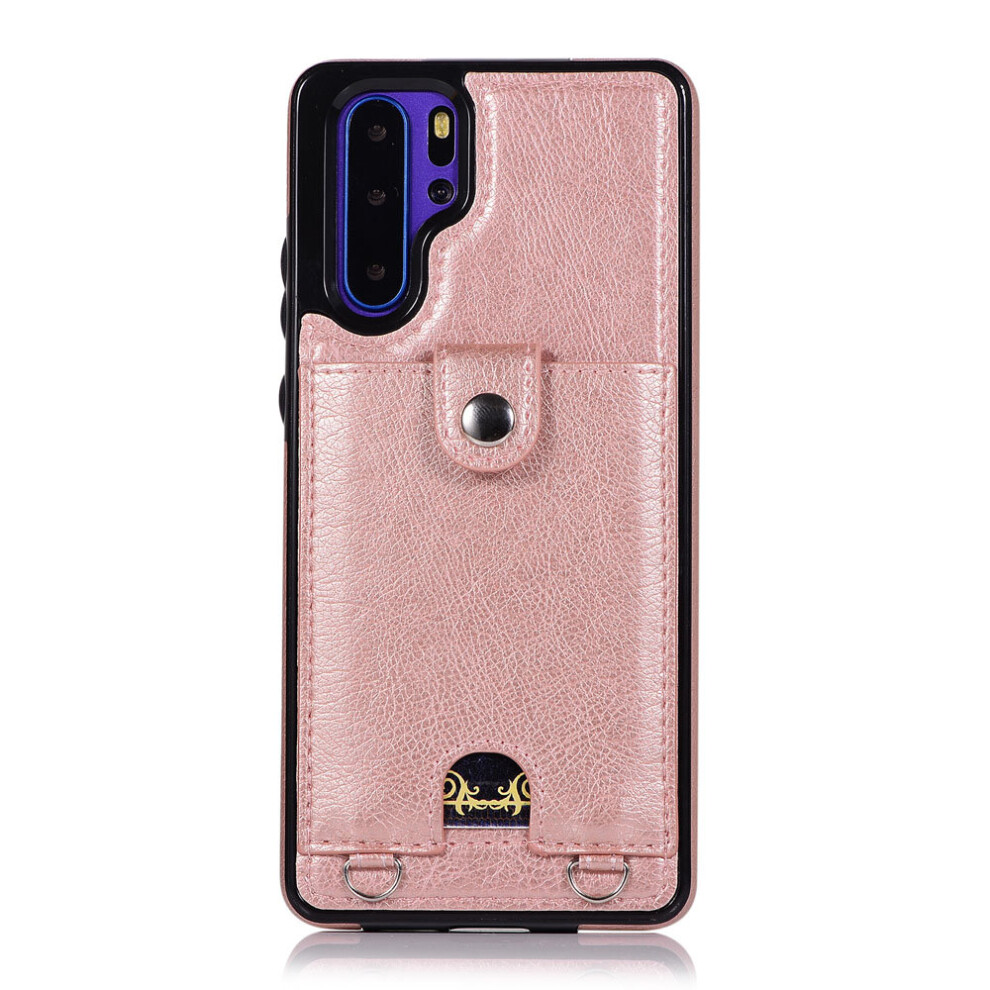 Crossbody Strap Lanyard Pu Leather Phone Case For Huawei Mate 20 Cord Chain Shockproof Cover Capa With Card Bag 774048657709