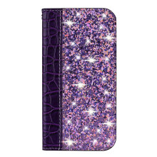 Flip PU Leather phone Case For Samsung Galaxy A20E Glitter kickstand mobile cover