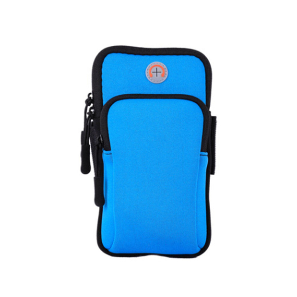 2 Pcs Arm Bag, Wrist Bag, Mobile Phone Bag, Arm Bag, Sports, Running, Fitness Equipment, Mobile Phone Arm Belt Bag Blue 774048645270