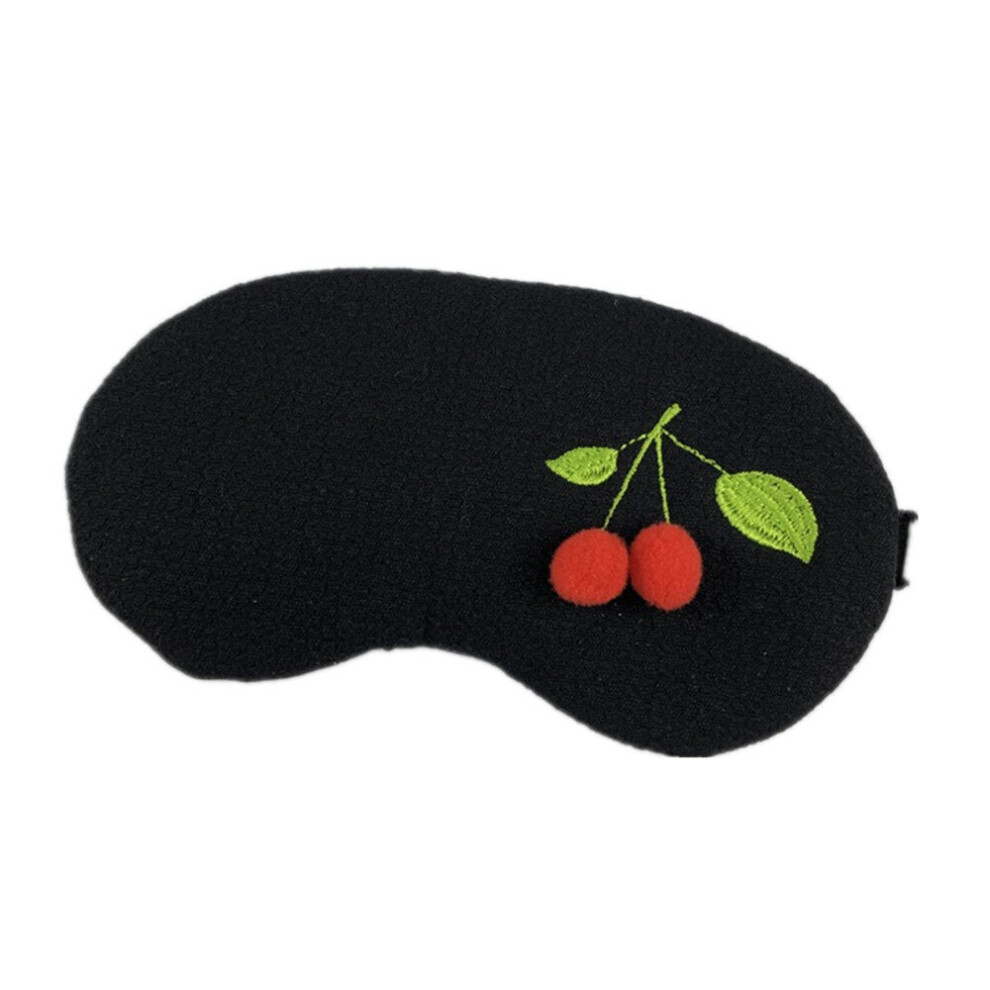 Cherry Eye Mask Breathable Blackout Sleeping Eye Mask Japanese Button Adjustable Eye Mask