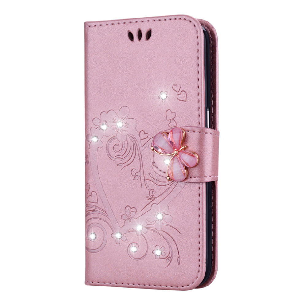 Luxury Bling Glitter Case For Iphone 12 Mini Pu Leather Wallet Flip Mobile Cover Capa 774048673242