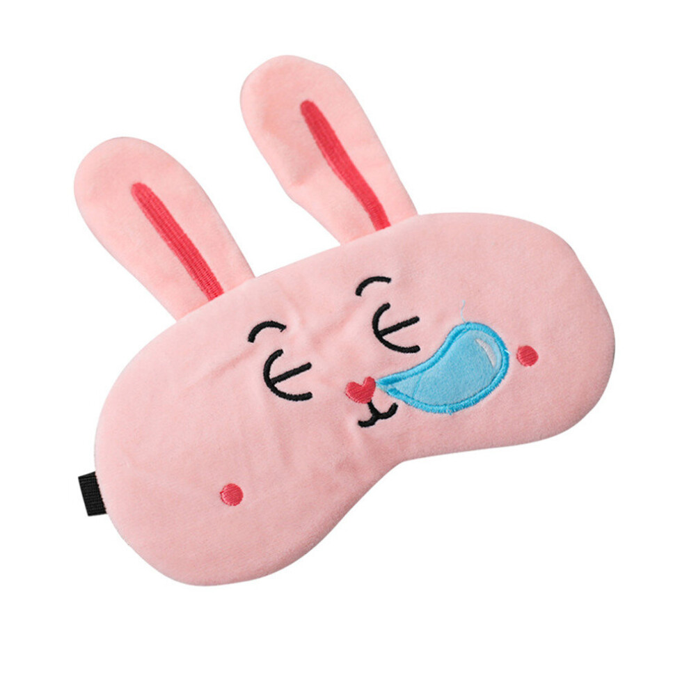 Korean cartoon goggles plush student couple shading goggles simple personality sleep goggles