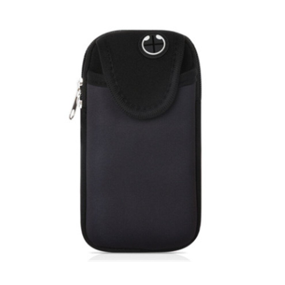 2 Pcs Running Mobile Phone Arm Bag Multifunctional Sports Arm With Outdoor Wrist Bag Black 774048645218