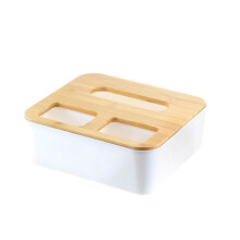 Paper Towel Box Multifunctional Roll Cartridge Household Creative Plastic Lid Living Room Tea Table Napkin Paper Receiving Box