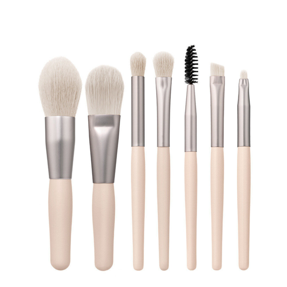 Fiber Soft Hair Makeup Brush Set 7pcs Portable Beauty Tool