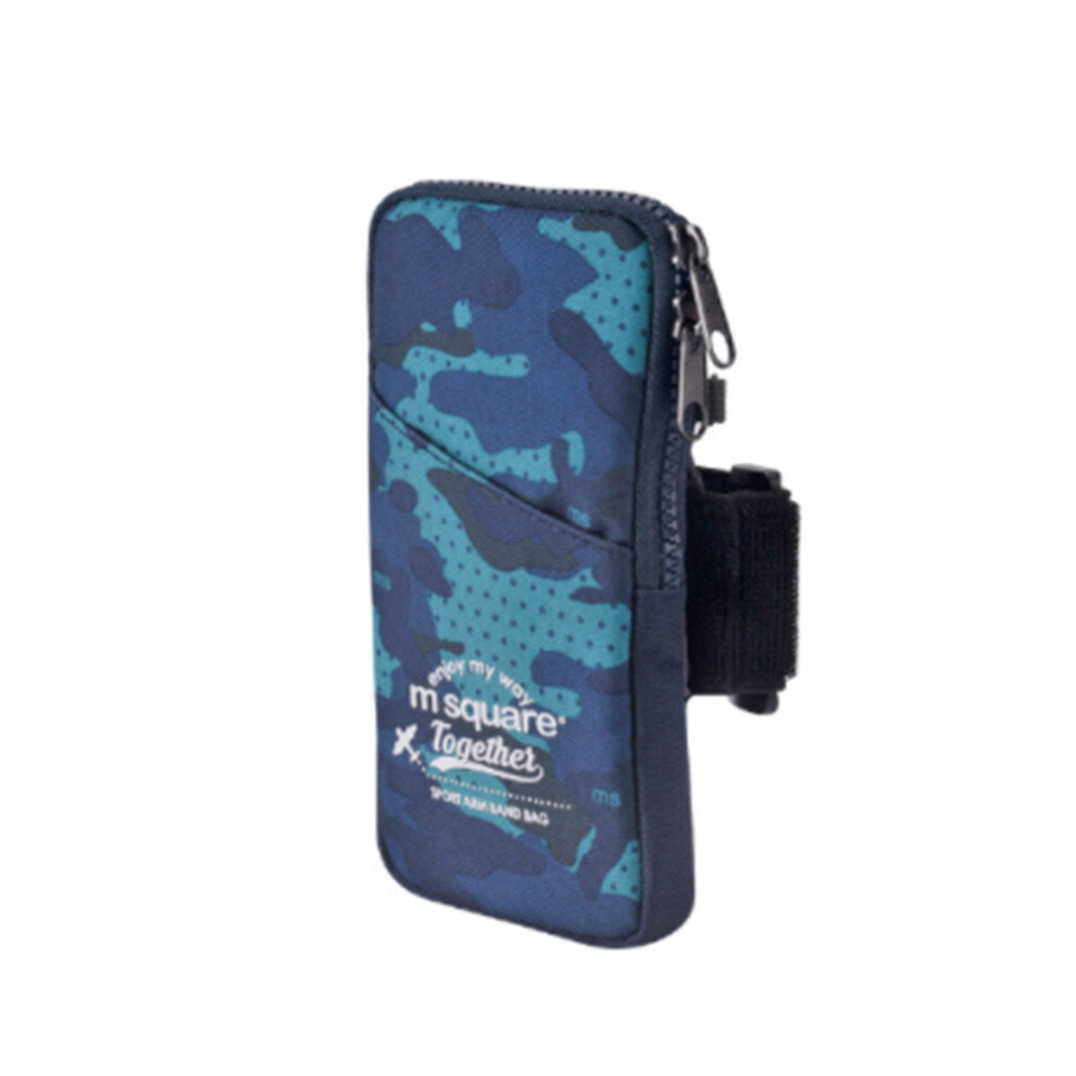 Running Mobile Phone Arm Bag Messenger Mobile Phone Bag Sports Multifunctional Universal Fitness Arm Cover Blue 774048645430