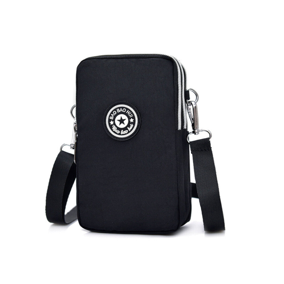 Running Mobile Phone Arm Bag Mobile Phone Bag Wrist Bag Sports Fashion Arm Bag Black 774048645461