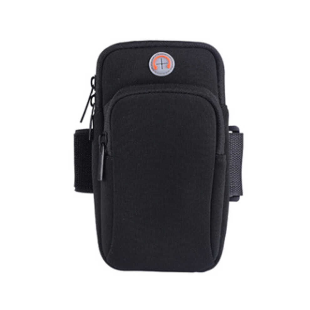 3 Pcs Sports Arm Bag Mobile Phone Arm Band Arm Bag Running Wrist Bag Black 774048645485