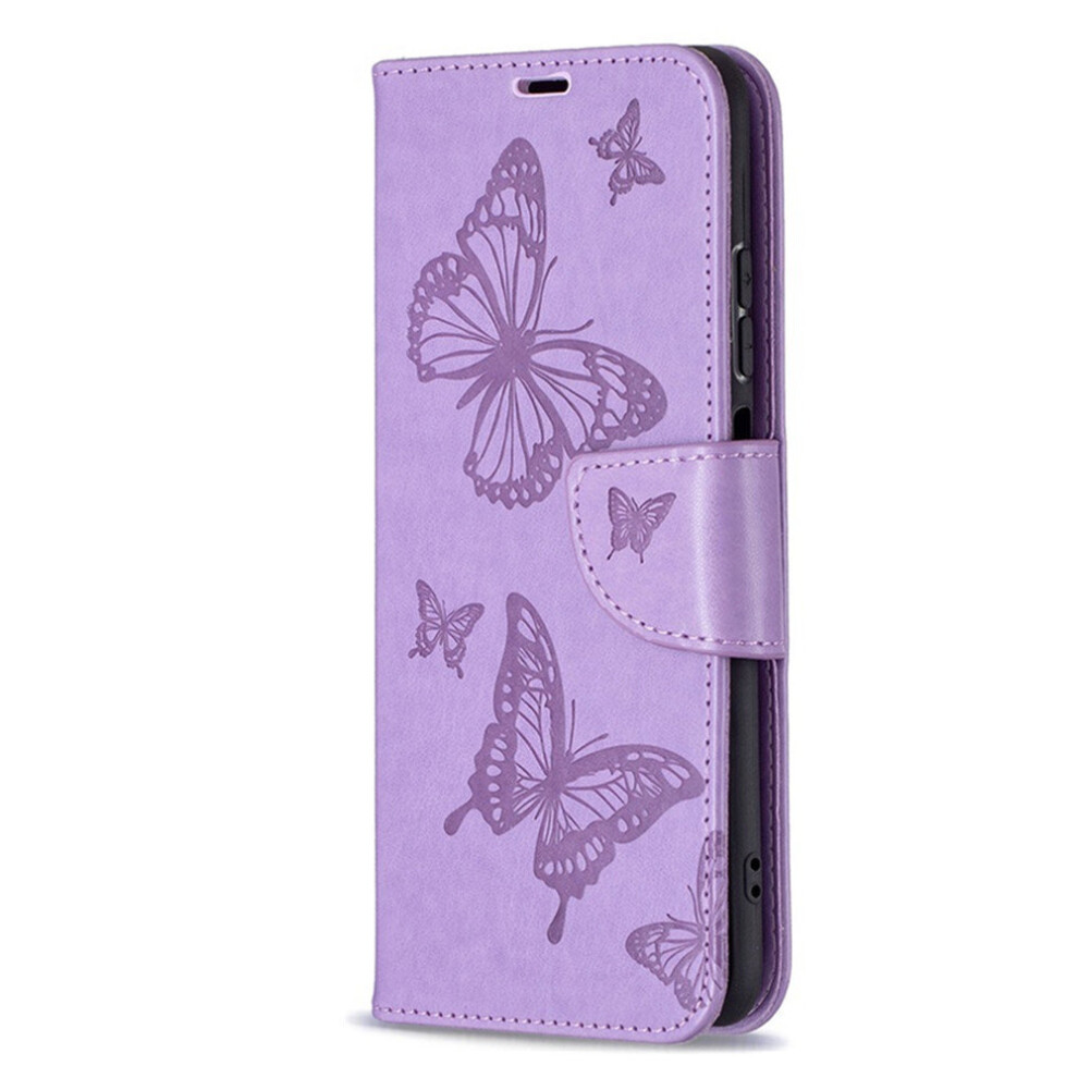 2Pc Butterfly Flip Wallet Case For Xiaomi Redmi Note 10 Pro Max Protect Cover 774048663076