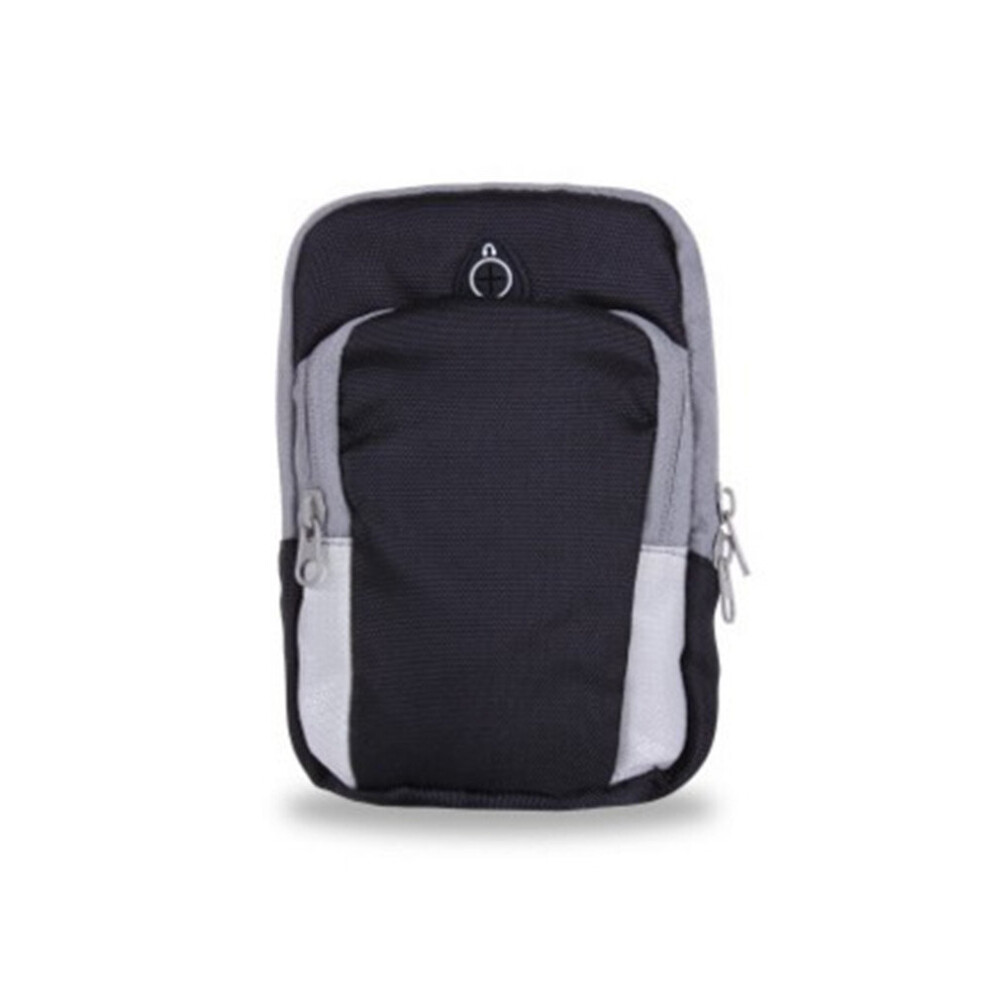 3 Pcs Sports Outdoor Arm Bag Fitness Multifunctional Mobile Phone Key Wallet Running Arm Band Wrist Bag Black 774048645546