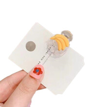 10PCS Children's Hairpin Female Colored Fruit BB Clip