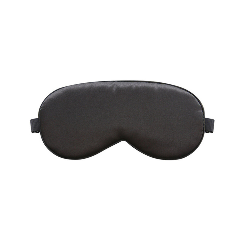 Simulated silk eye mask double-sided shading lunch break eye protection sleep eye mask