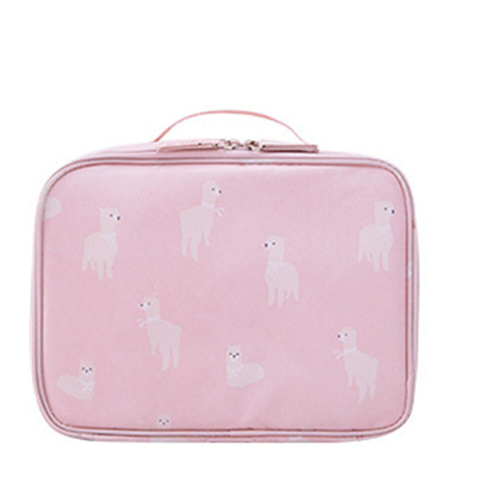 Storage Bag Organizer Bag Travel Cosmetic Oxford Bag Portable Bag Hand-Held Small Lady Mini Cosmetic Bag Washing Bag