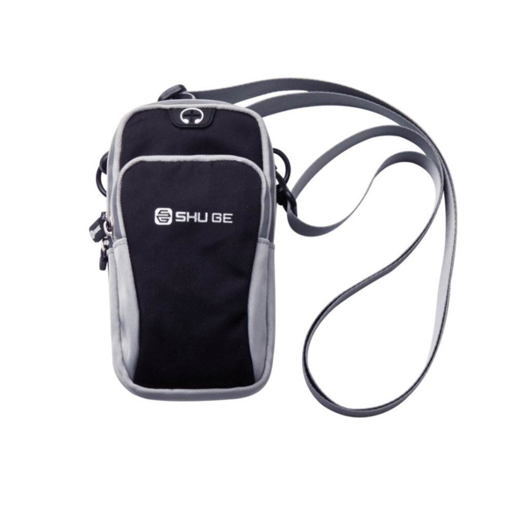 Mobile Phone Arm Bag, Outdoor Sports Armband, Large Capacity Fitness Equipment, Wrist Bag Black 774048645423