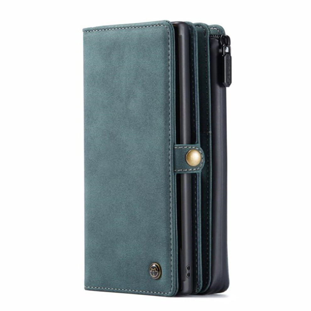 Luxury Zipper Magnet Wallet Pouch Case For Iphone Xs Max Flip Pu Leather Card Removable Phone Cover 774048655903