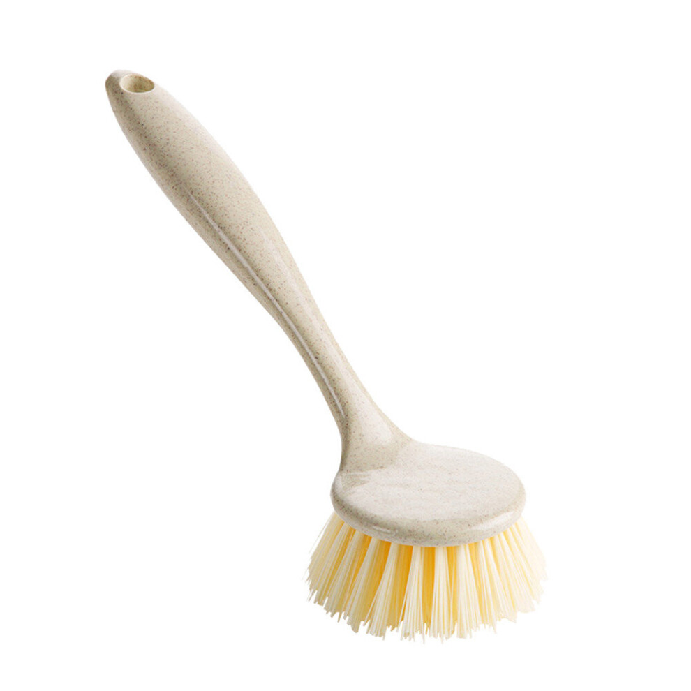 20Pcs Long Handle Pot Brush Dish Bowl Washing Cleaning Brush Soap Dispenser Kitchen Sink Scrubber  Sink Countertop Cleaning Tool