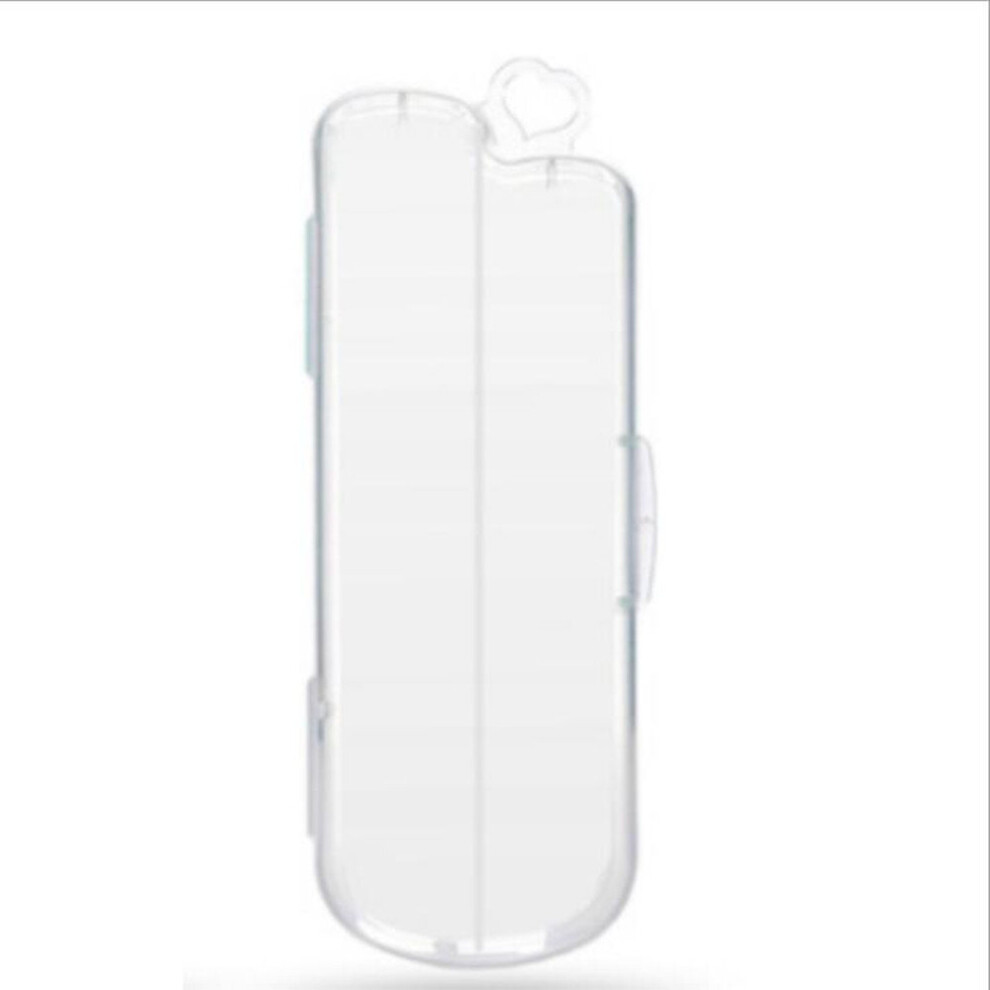 Silicone spoon storage box baby spoon baby silicone soft spoon box food grade PP