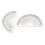 35 Pcs Transparent plastic protractor student painting tool triangle ruler angle measuring tool 2