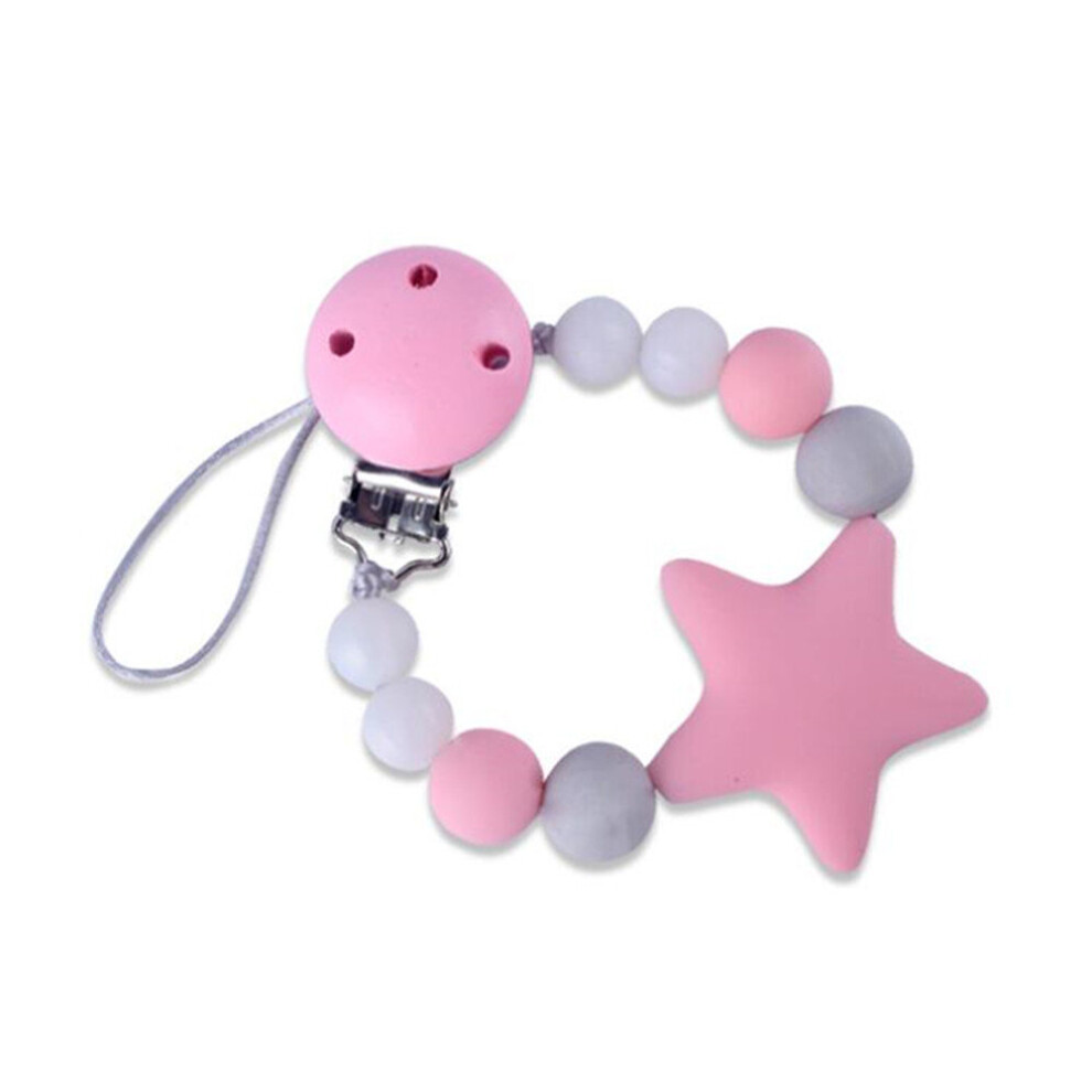 Pacifier chain, baby anti-dropping chain, baby silicone teething teeth, anti-losing chain, mother and baby products