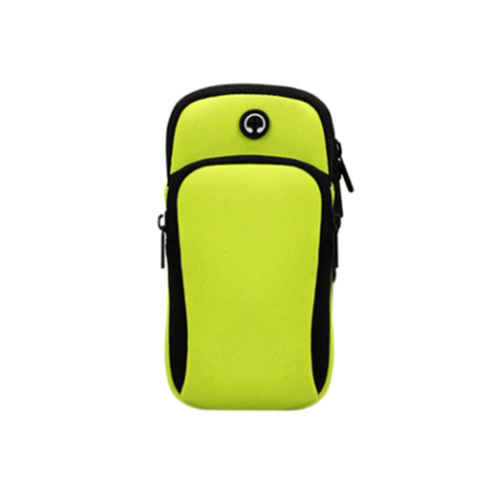 3 Pcs Mobile Phone Arm Bag Sports Fitness Outdoor Arm Sleeve Arm Bag Arm Band Wrist Bag Green 774048645812