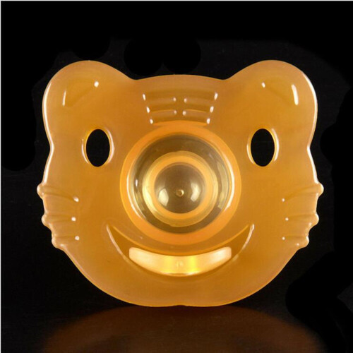 Baby pacifier nano silver silicone pacifier round flat head liquid standard caliber 1