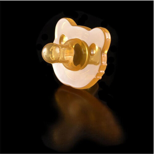 Baby pacifier nano silver silicone pacifier round flat head liquid standard caliber 2
