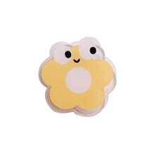 5 Pcs Creative acrylic folder cartoon hand account decoration clip multifunctional stationery data fixing clip