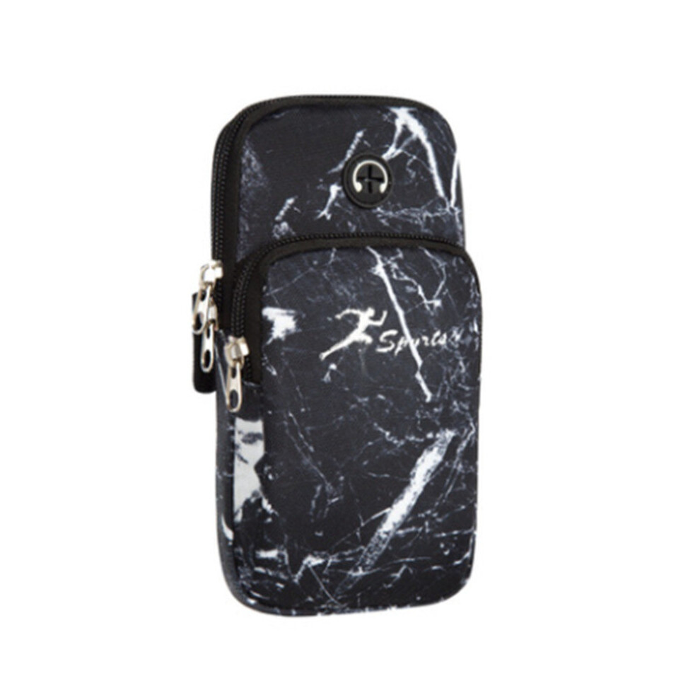 2 Pcs Running Mobile Phone Arm Bag Sports Arm Bag Mobile Phone Bag Fitness Wrist Bag Black 774048645843