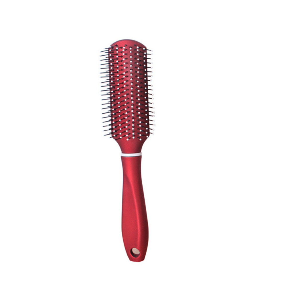 Unisex Red 3Pcs Hairdressing Supplies, Massage Airbag Comb, Wine Hairdressing Comb