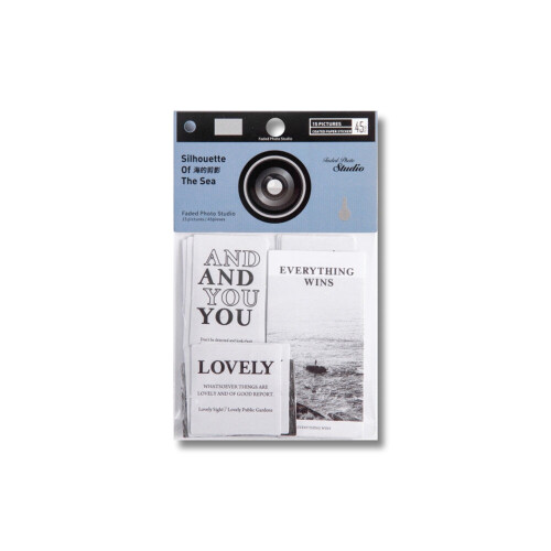 45 pcs/pack Fading photo studio series Decorative Stickers Scrapbooking ...