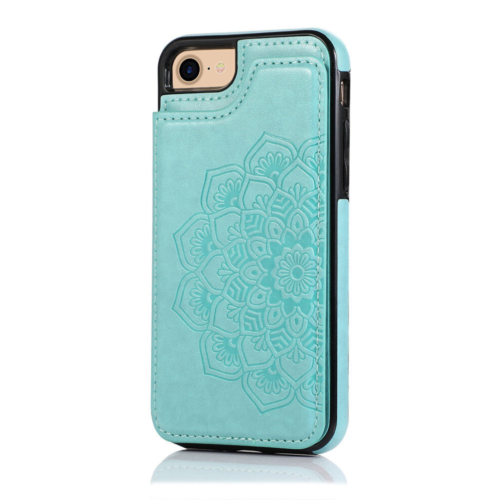 Suitable For Iphone 11 Pro Max Mobile Phone Holster, Card, Mandala Embossed Protective Cover, Creative Mobile Phone Case 774048666411