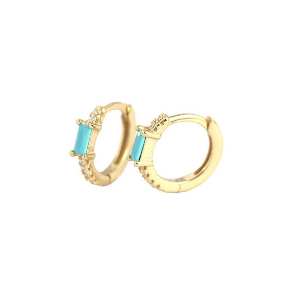 Rectangular Zircon Ear Buckle