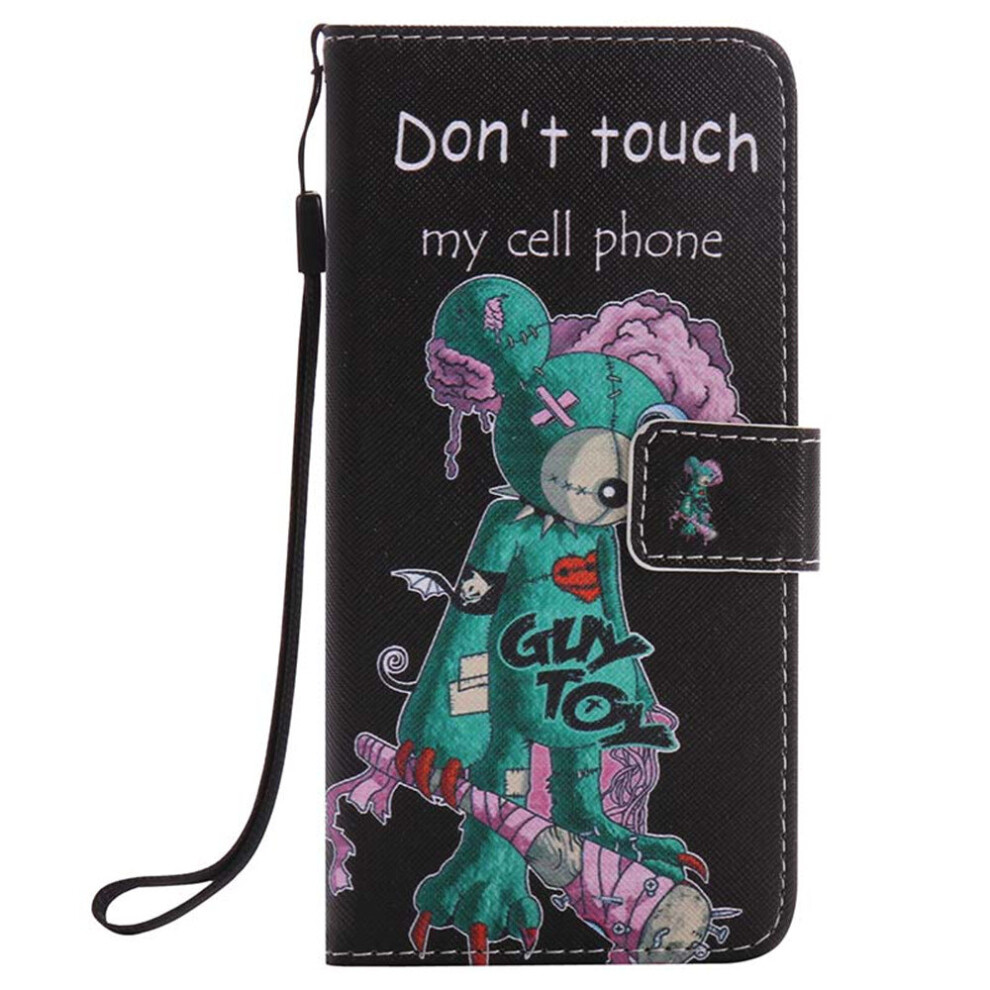 Case For Coque Iphone Xr Pu Leather Flip Wallet Card Holder Cover 774048654036
