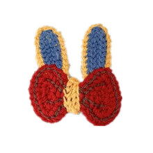 10PCS Knitting Hairpin Child Baby Headdress Girl Wool Hairpin Hair Ornament Bow Tie BB Clip