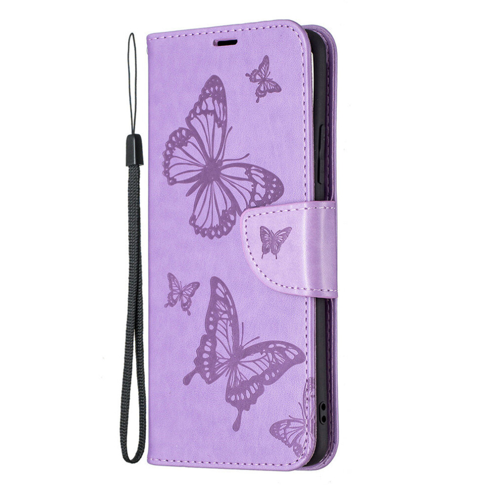 Pu Leather Flip Wallet Case For Huawei P50 Pro Fashion Butterfly Pattern Card Holder Cover 774048661089