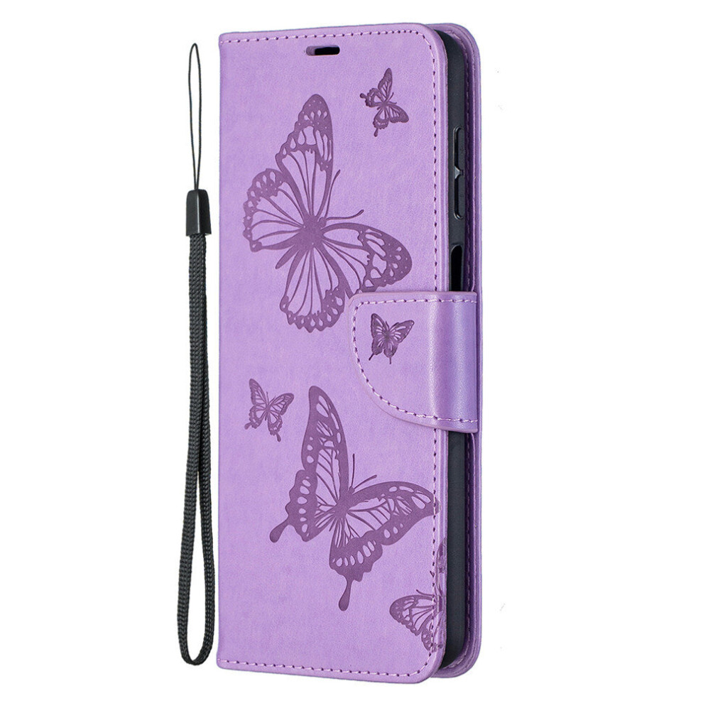 Butterfly Embossing Pu Leather Wallet Case For Huawei Honor 9A 774048653688