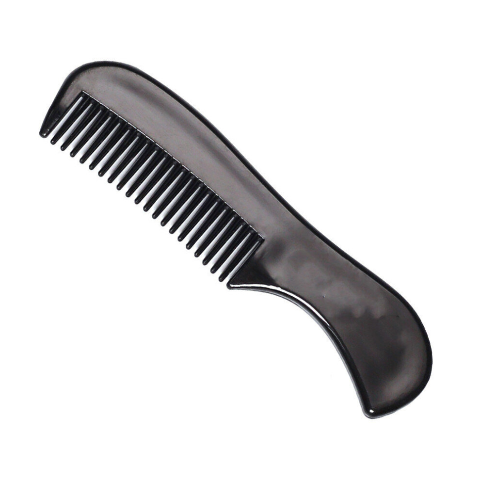 Unisex Black 10Pcs Styling And Makeup Tools, Eyebrow Comb, Portable Plastic Mustache Comb