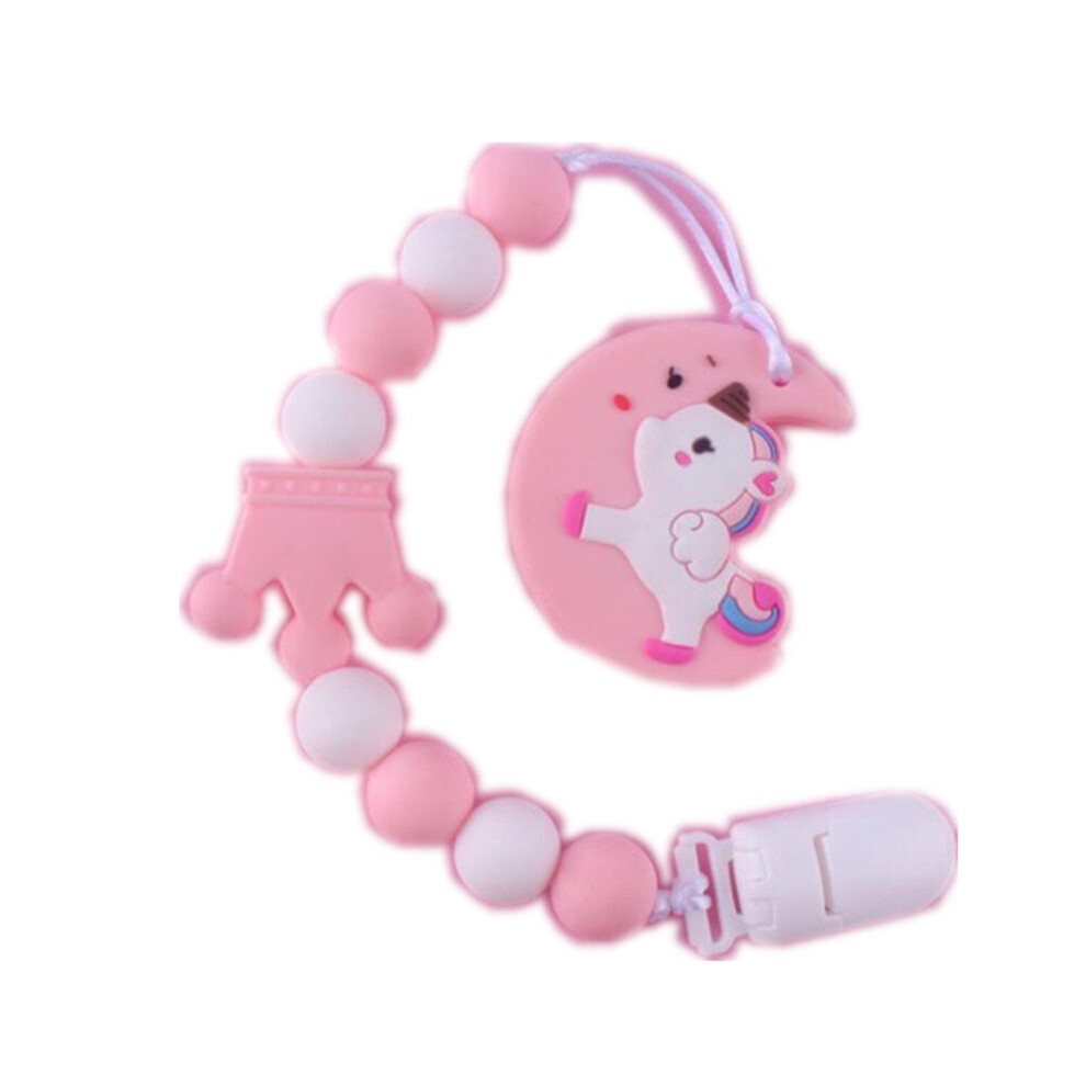Baby pacifier chain baby molar teeth silicone rubber anti-out chain kit
