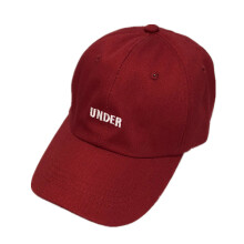 2Pcs ¡Under ¡ HK Kstyle Casual Korean-style Hat Simple Lettered Embroidery Baseball Cap