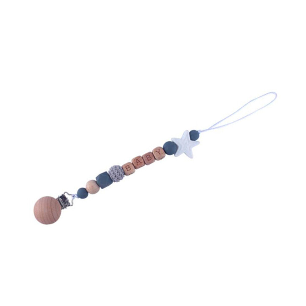 Silicone pacifier clip baby appease anti-out chain