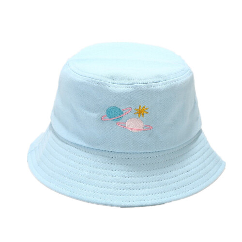 New Creative Asteroid Embroidered Basin Hat Folding Sun Visor Hat