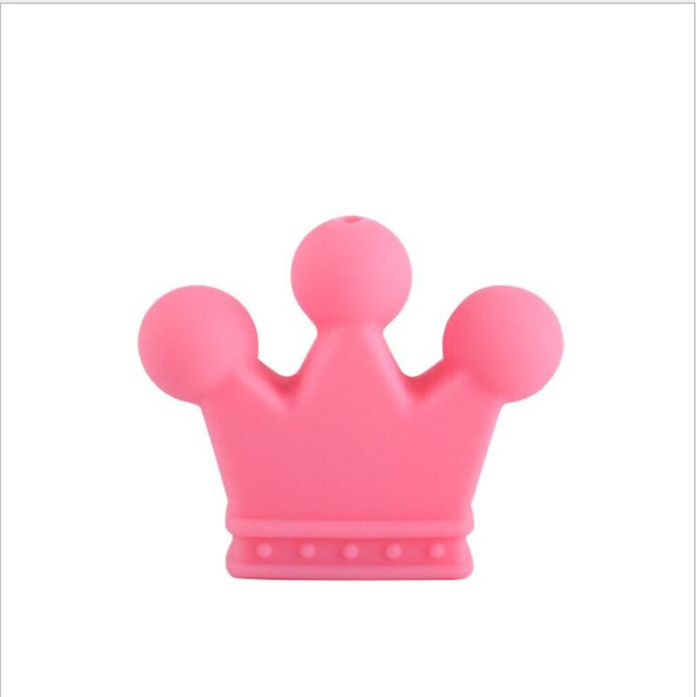 Soothing crown silicone loose beads baby molar bracelet pacifier chain anti-dropping small accessories