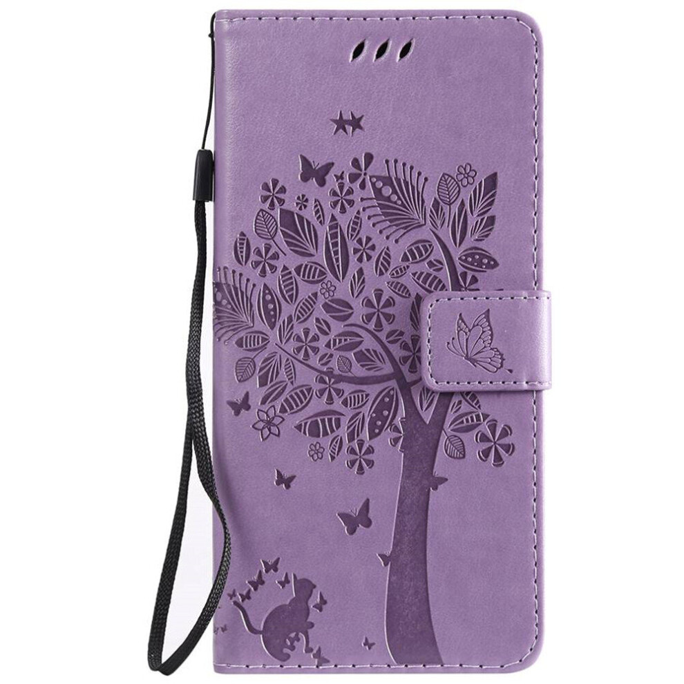 For Redmi 9 3D Print Flip Pu Leather Wallet Case Cover For Xiaomi Redmi 9 Tree Embossing Case 774048656511