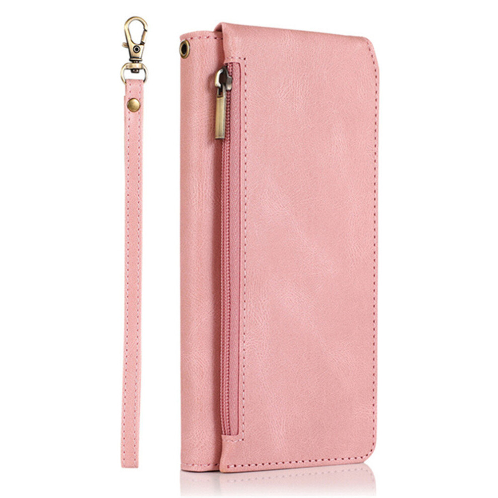 Zipper Wallet Case For Samsung Galaxy A20 Pu Leather Flip Cover 774048674096
