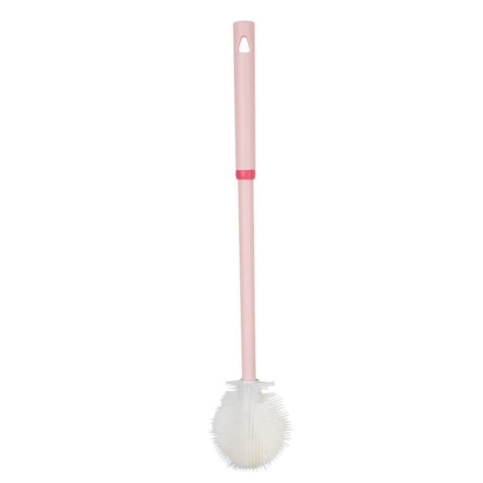 2Pcs Cleaning Baby Bottle Cleaning Soft Non-Silicone Rubber Long Handle Portable Brush Set For Wineglass Coffe Tea Glass Cup
