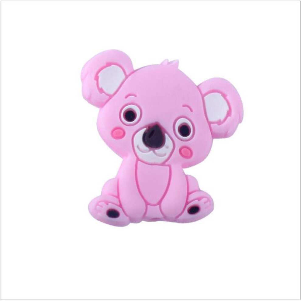 Food Grade Silicone Koala Teether Beads Bulk Koala Beads Baby Molar