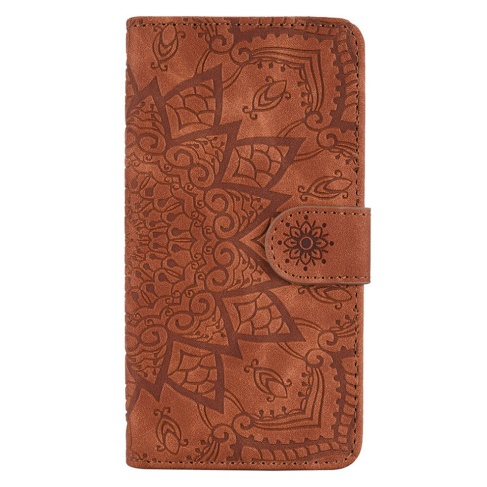 Datura Case For Iphone 12 Flip Pu Leather 3D Embossed Book Case For Iphone 12 774048654166