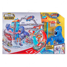 Metal Machines Gorilla Rampage Car Race Track Racing Garage Construction Playset
